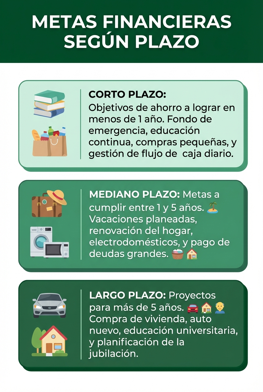3. El ahorro te permite alcanzar metas financieras concretas