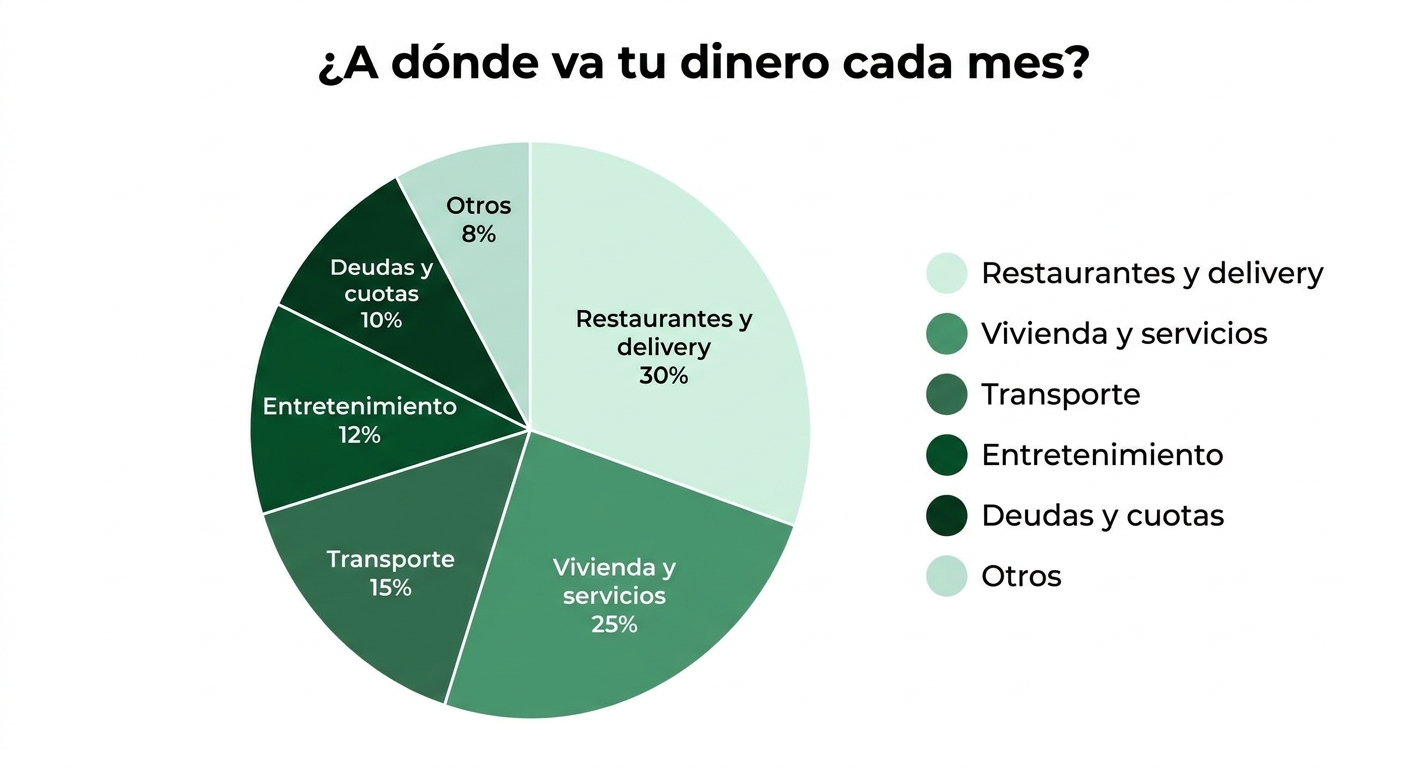 Analizar tus hábitos de gasto con una precisión que tú no tienes